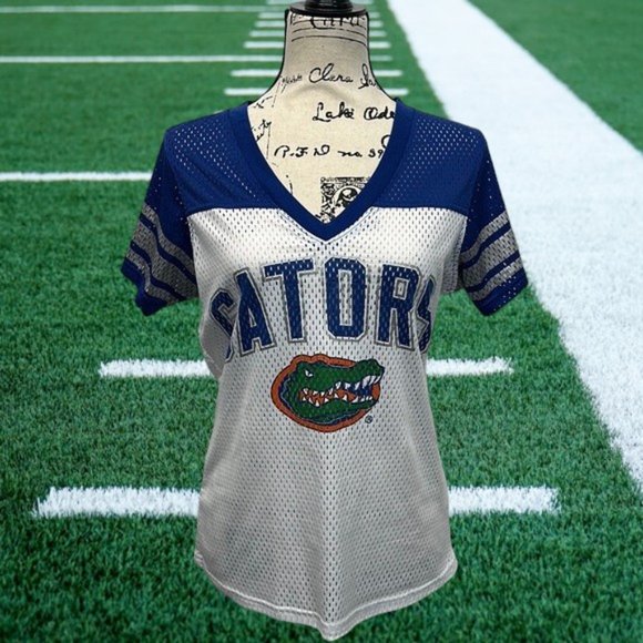 University of Florida Gators Women's G-III Carl Banks 4her Mesh Jersey Size SM - Picture 1 of 11
